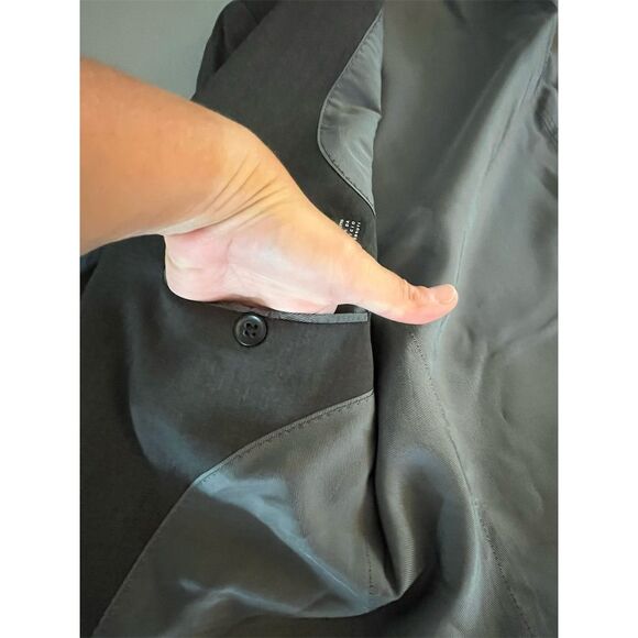 Banana Republic Men's Gray Wool Blazer Size 40L Business Formal - Picture 6 of 14